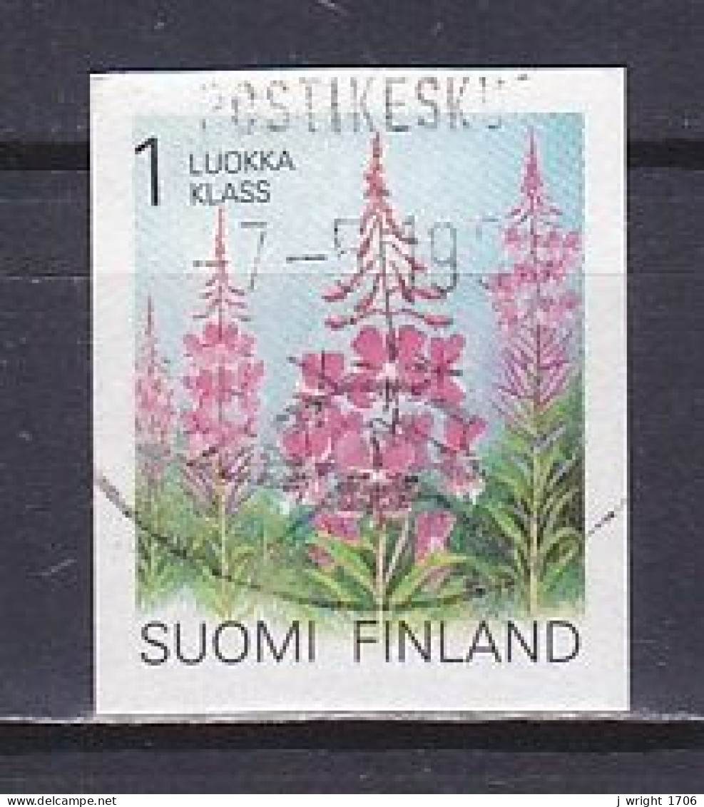Finland, 1992, Regional Flowers/Rosebay Willowherb, 1st Class, USED - Used Stamps