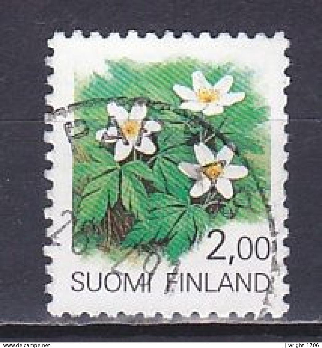 Finland, 1990, Regional Flowers/Wood Anemone, 2.00mk, USED - Usati