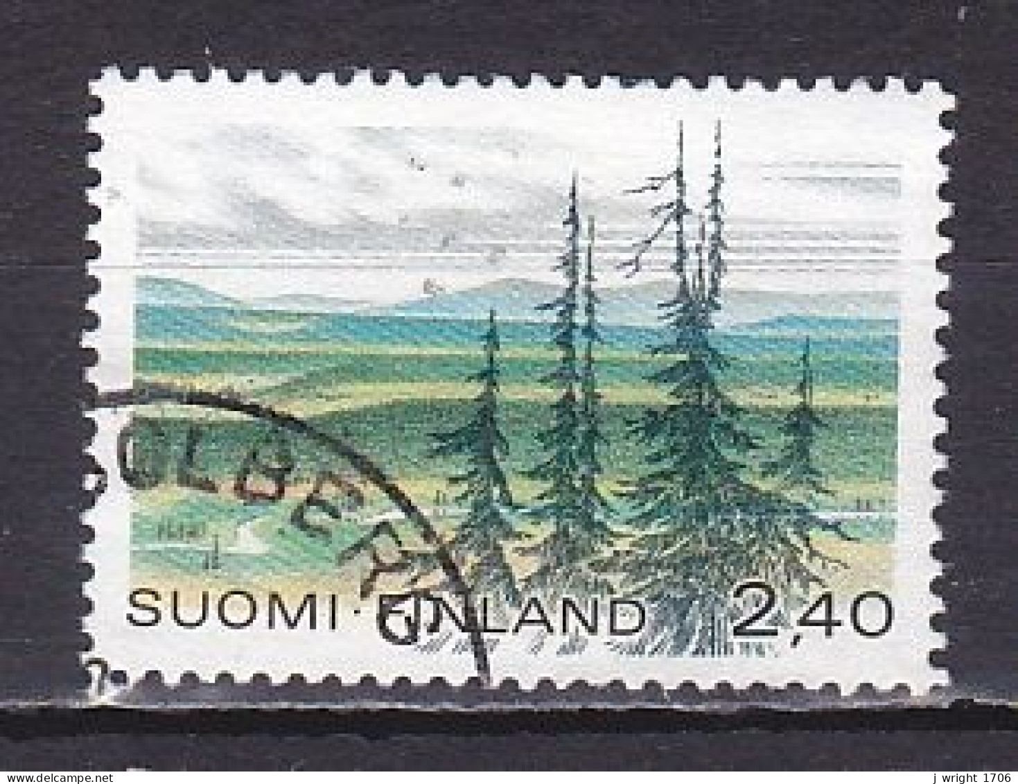 Finland, 1988, National Parks/Urho-Kekkonen, 2.40mk, USED - Gebruikt