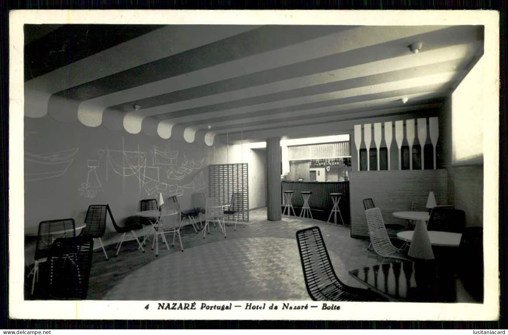 NAZARÉ -HOTEIS E RESTAURANTES - Hotel Da Nazaré - Boite. ( Ed. LOTY Nº 4) Carte Postale - Leiria