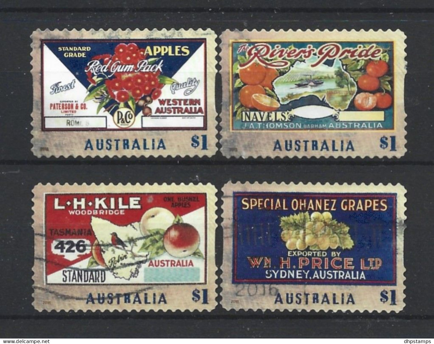 Australia 2016 Fruit Labels S.A. Y.T. 4332/4335 (0) - Usados