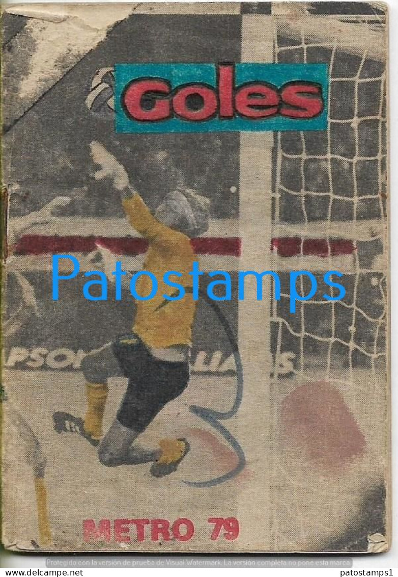 227147 ARGENTINA SPORTS SOCCER FUTBOL LIBRILLO GOLES LA REVISTA GOL MAGAZINE 1979 DETAILS NO POSTCARD - Argentina