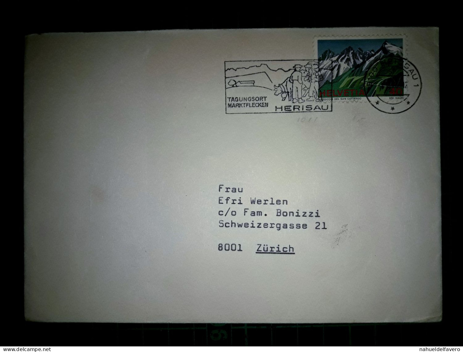 HELVETIA, Enveloppe Envoyée à Zurich Avec Cachet Spécial. Année 1976.. - Oblitérés