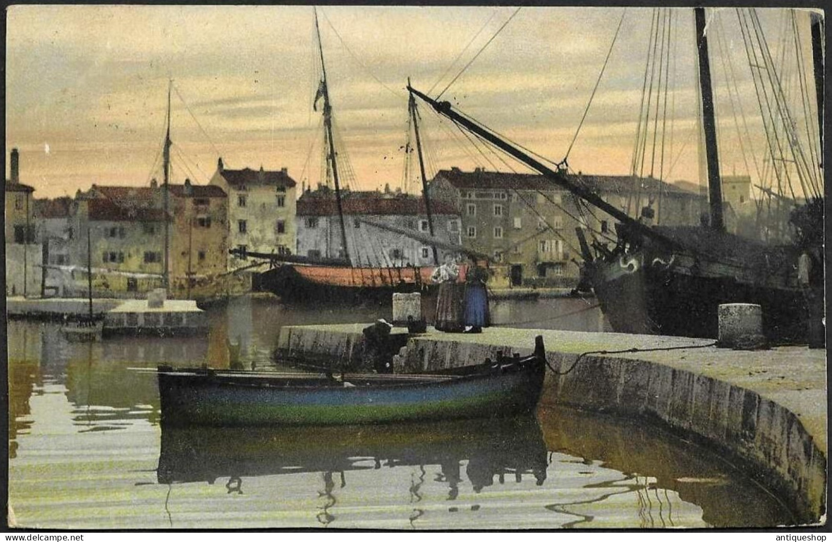 Croatia-----Veli Losinj (Lussingrande)-----old Postcard - Croatie