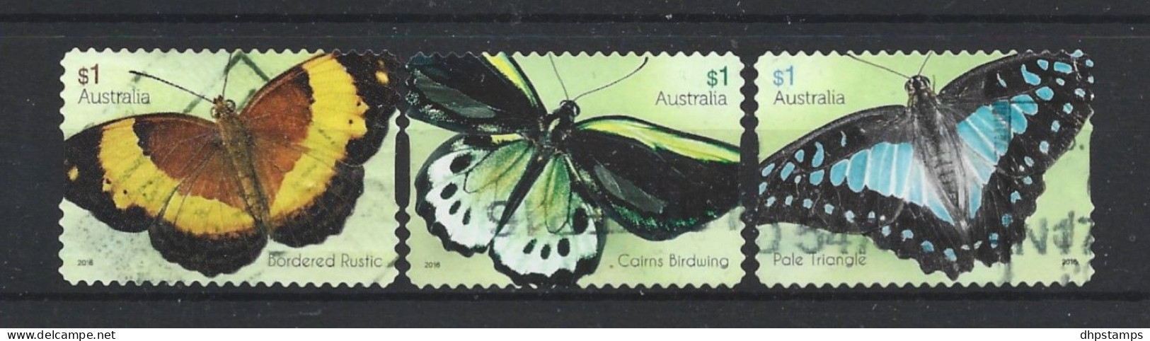 Australia 2016 Butterflies S.A. Y.T. 4324/4326 (0) - Used Stamps