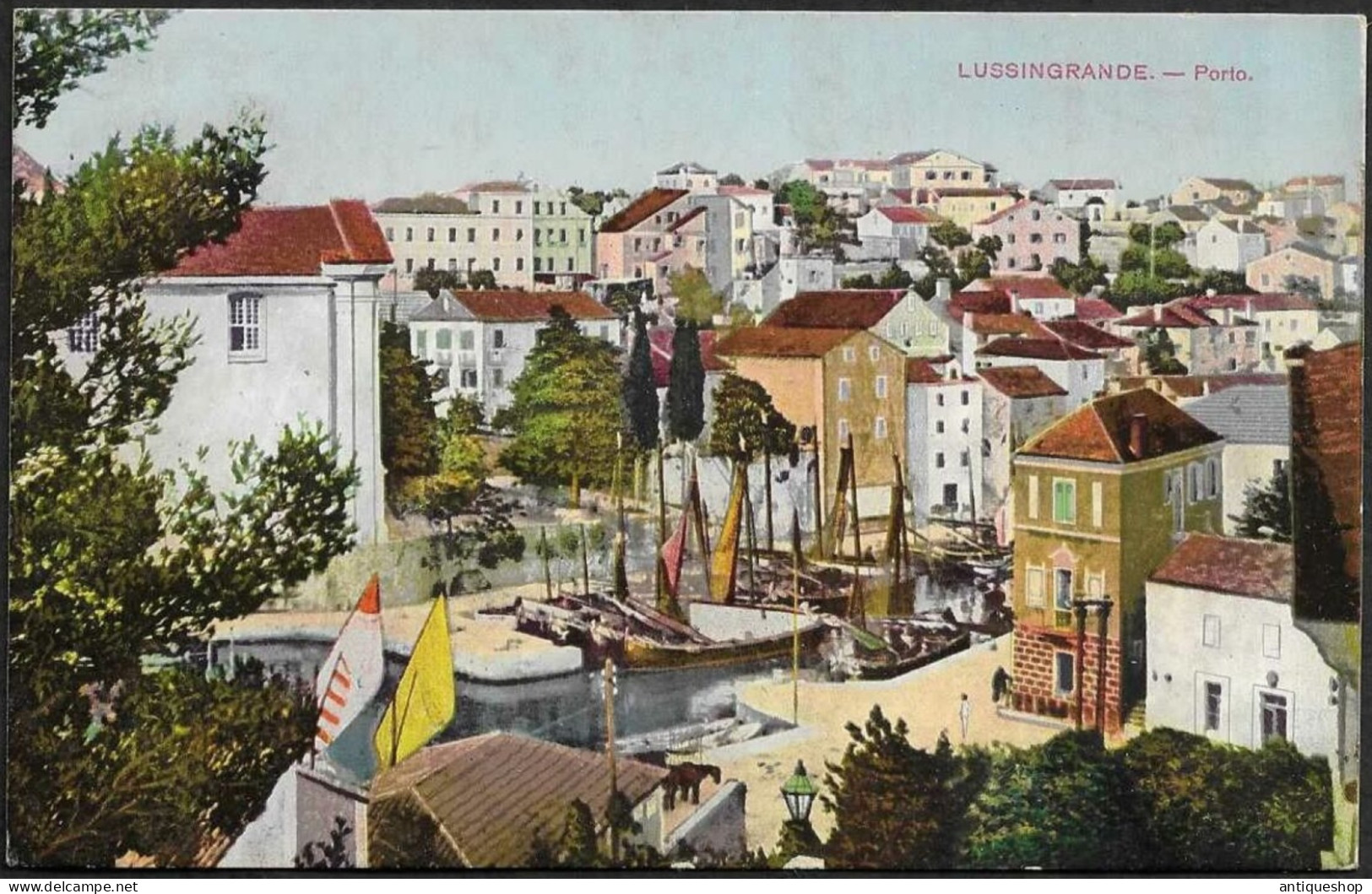 Croatia-----Veli Losinj (Lussingrande)-----old Postcard - Croazia