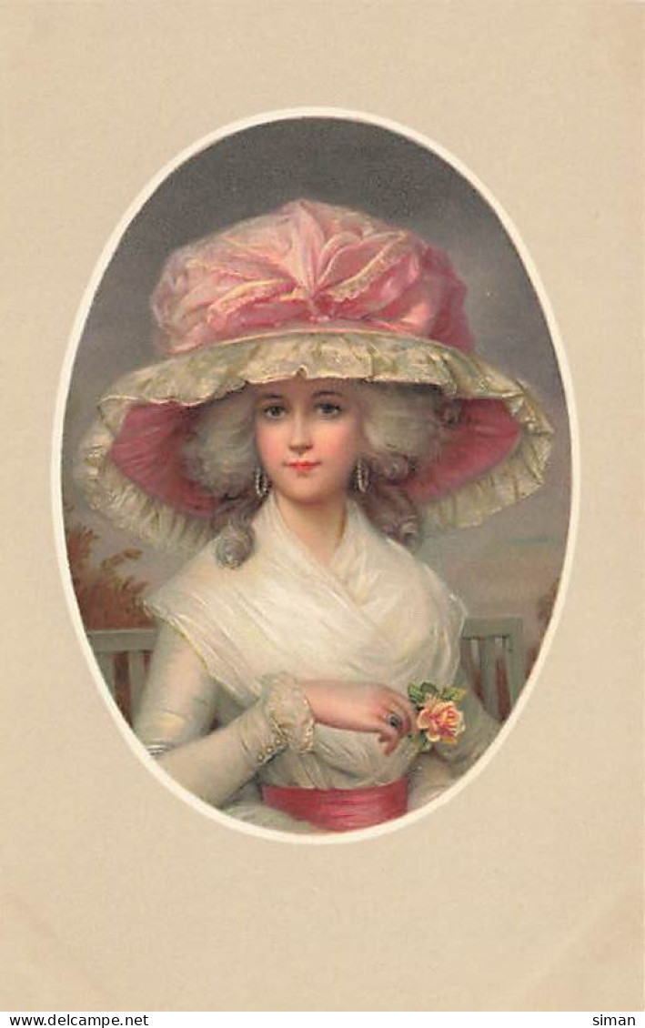 N°24868 - Illustrateur MM Vienne N°559 - Jeune Femme Portant Un Chapeau Rose  - Vienne