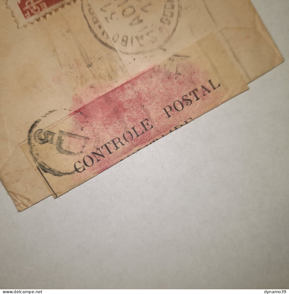 03K17 RARE - ANCIENNE LETTRE TIMBRE COCHINCHINE INDOCHINE 1945 CACHET MILITAIRE - 1912-1949 Republiek