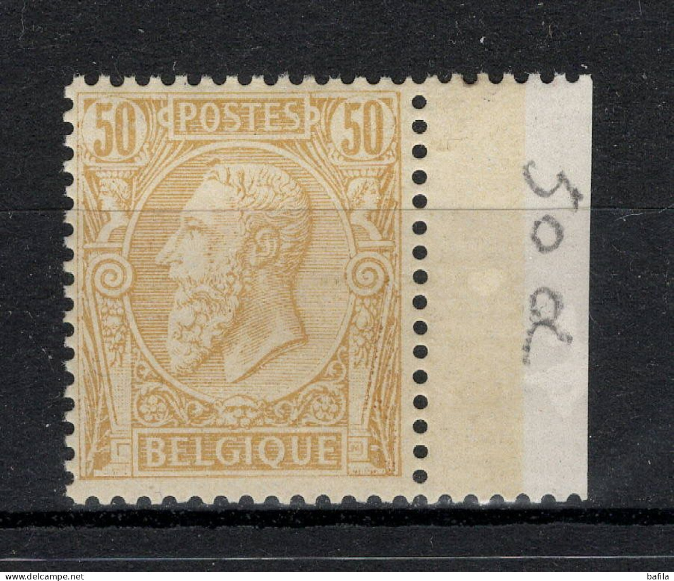 BELGIE: COB 50 A POSTFRIS ** MNH. - 1884-1891 Léopold II