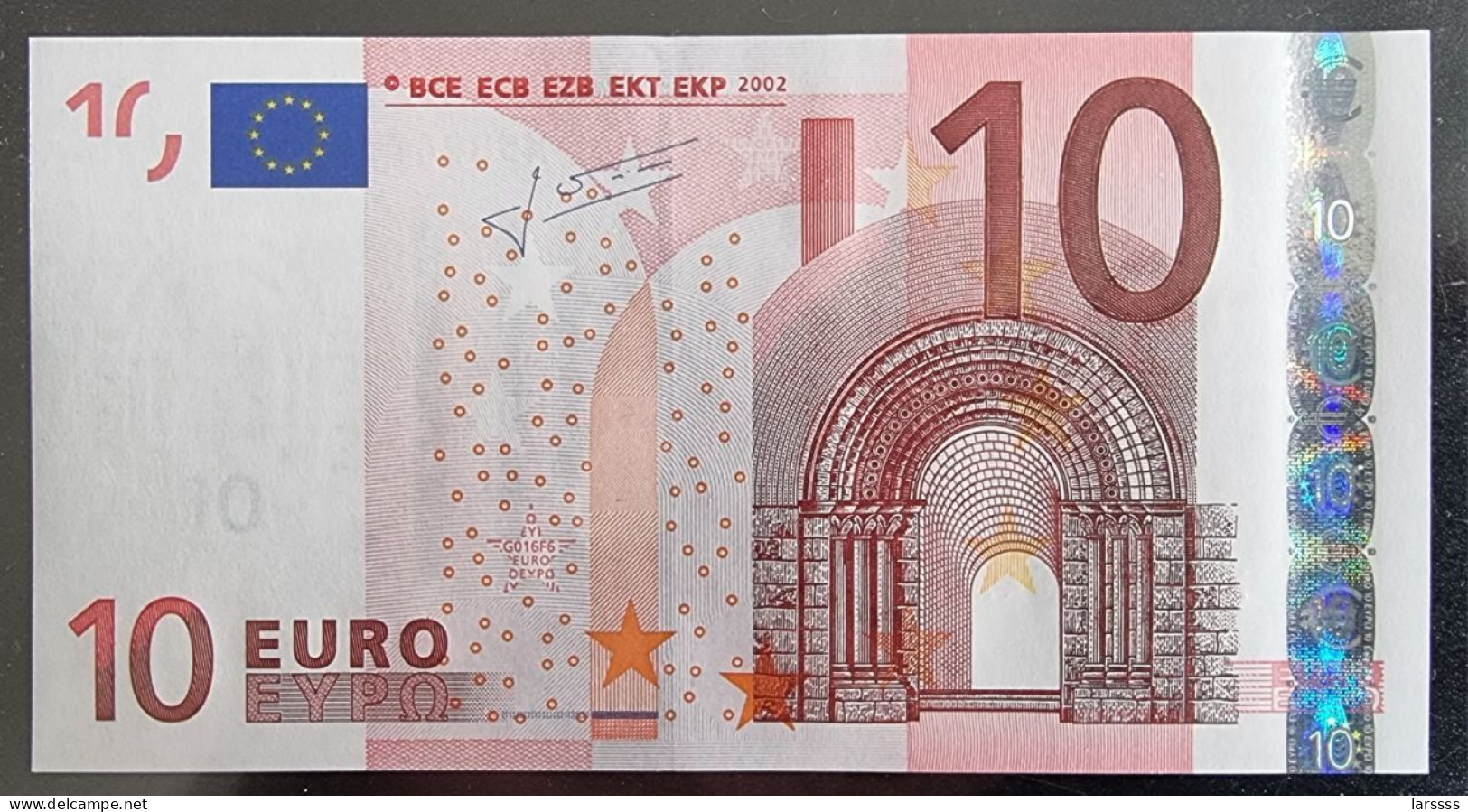 1 X 10€ Euro Trichet G016F6 X58947384305 - UNC - 10 Euro