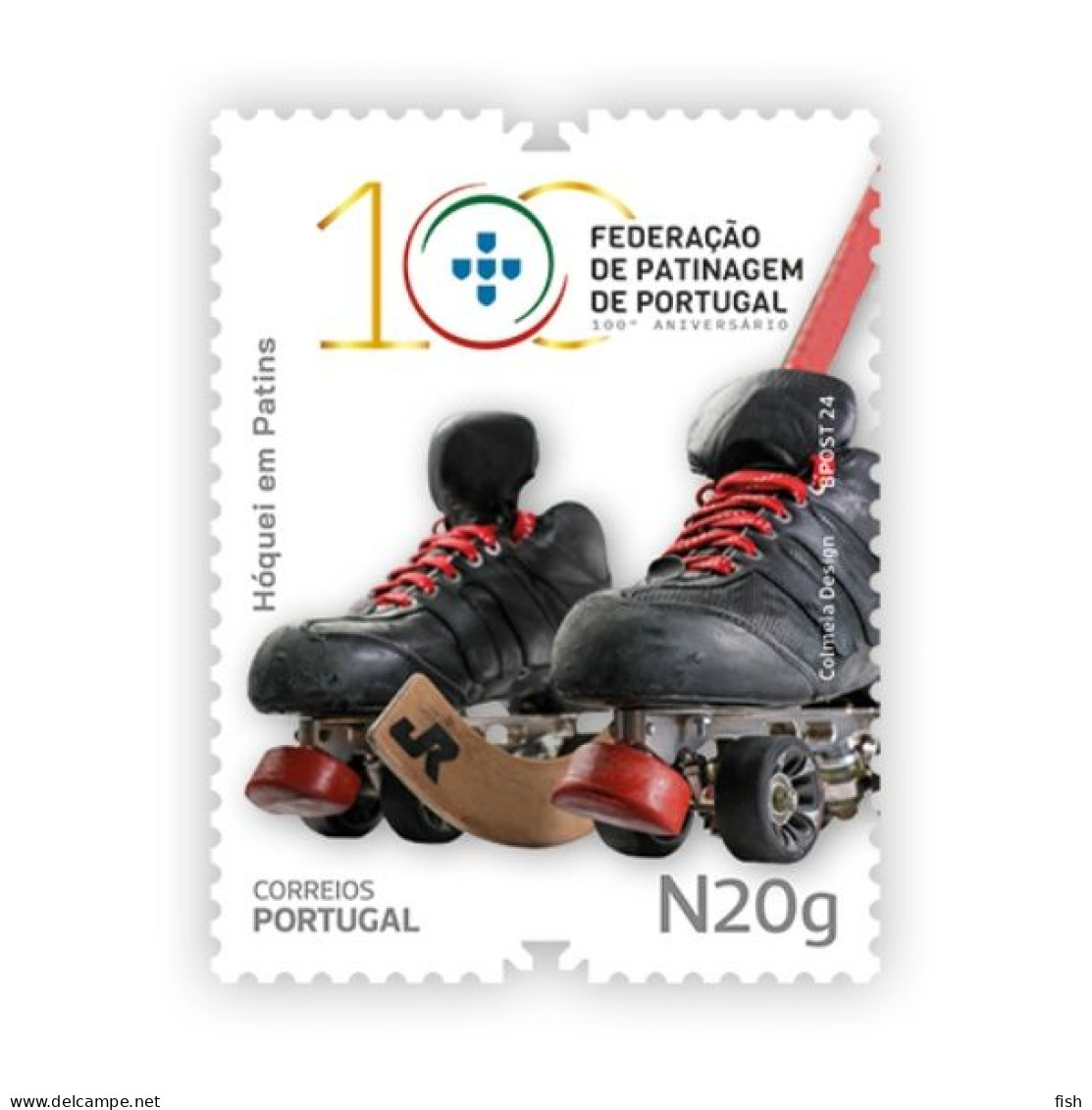 Portugal ** & 100 Anos Da Federação Portuguesa Patinagem, Roller Hockey 2024 (618768) - Andere & Zonder Classificatie