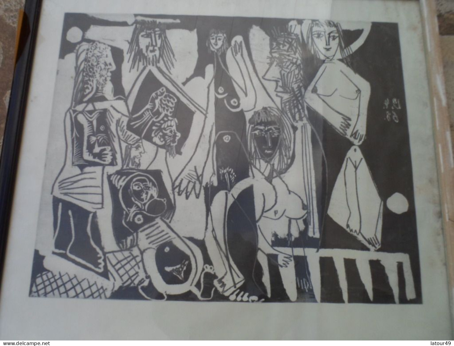 Affiche   Picasso  Gravures Galerie Renee  Ziegler Zurich 1987 - Afiches & Pósters