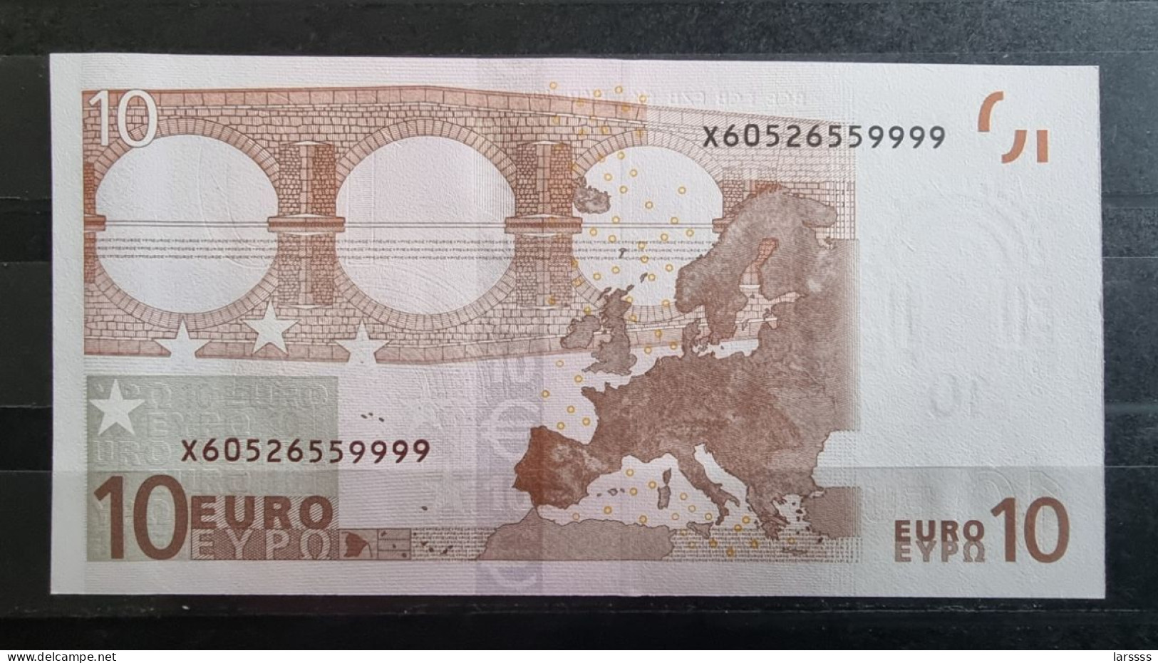 1 X 10€ Euro Trichet G017B5 X60526559999 - UNC RARE Number - 10 Euro