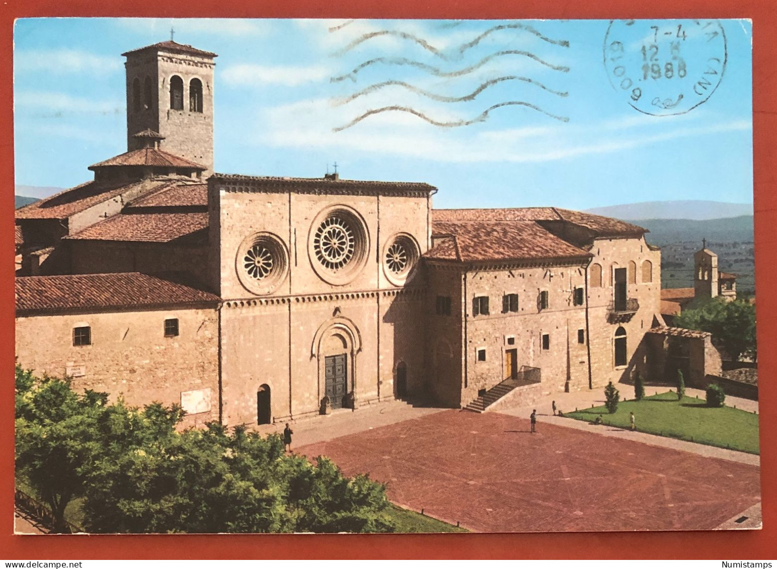 ASSISI - Chiesa Abbaziale Di S. Pietro - Facciata (1266) - 1988 (c627) - Perugia