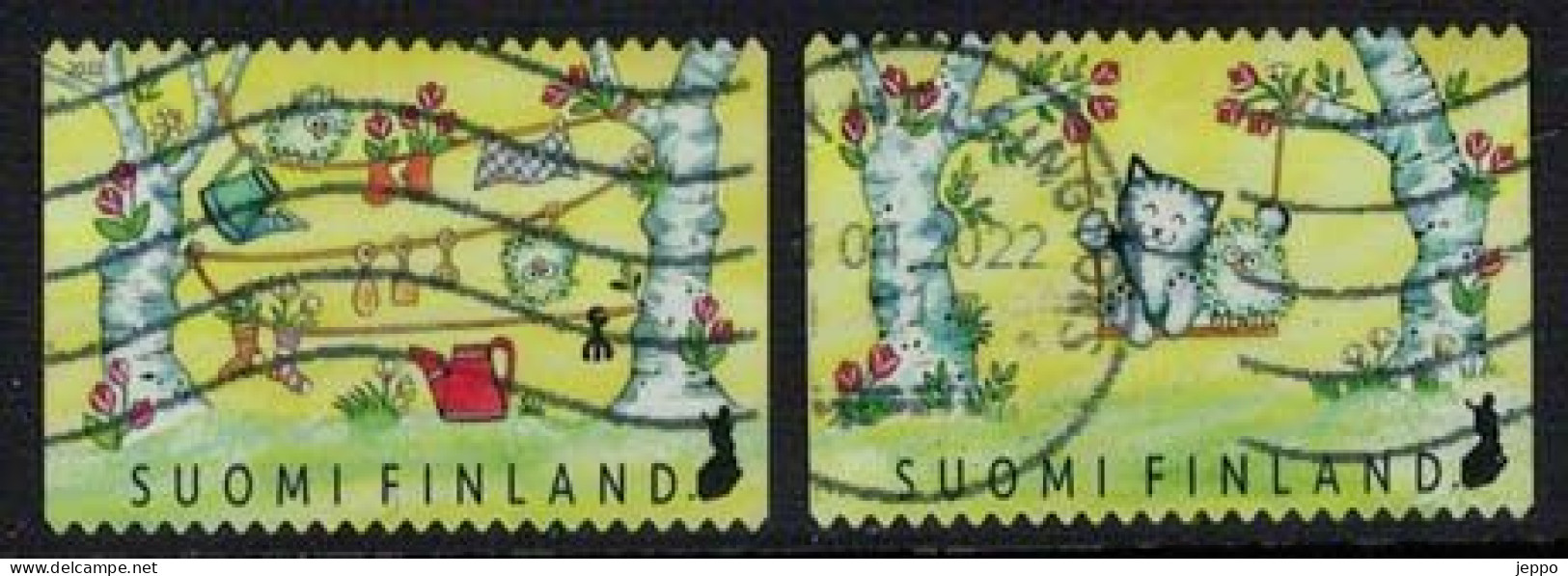 2022 Finland, Have A Nice Spring Used Set. - Oblitérés