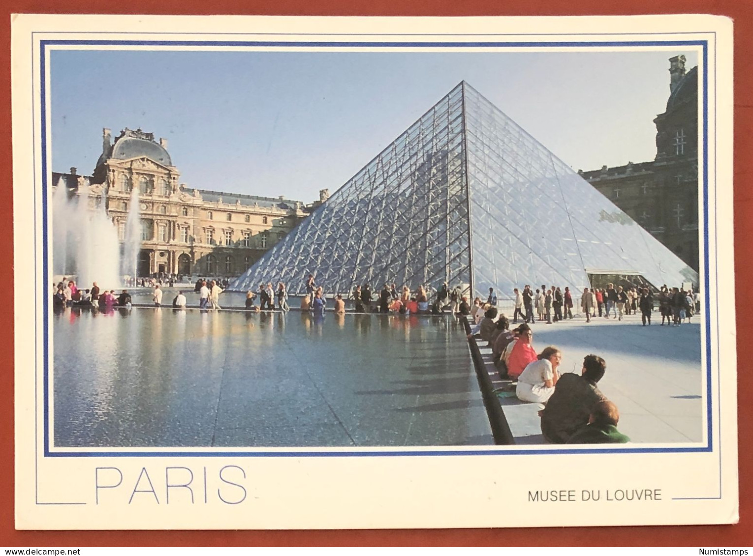 PARIS - MUSEE DU LOUVRE - La Cour Napoléon Et La Pyramide - 1992 (c628) - Louvre