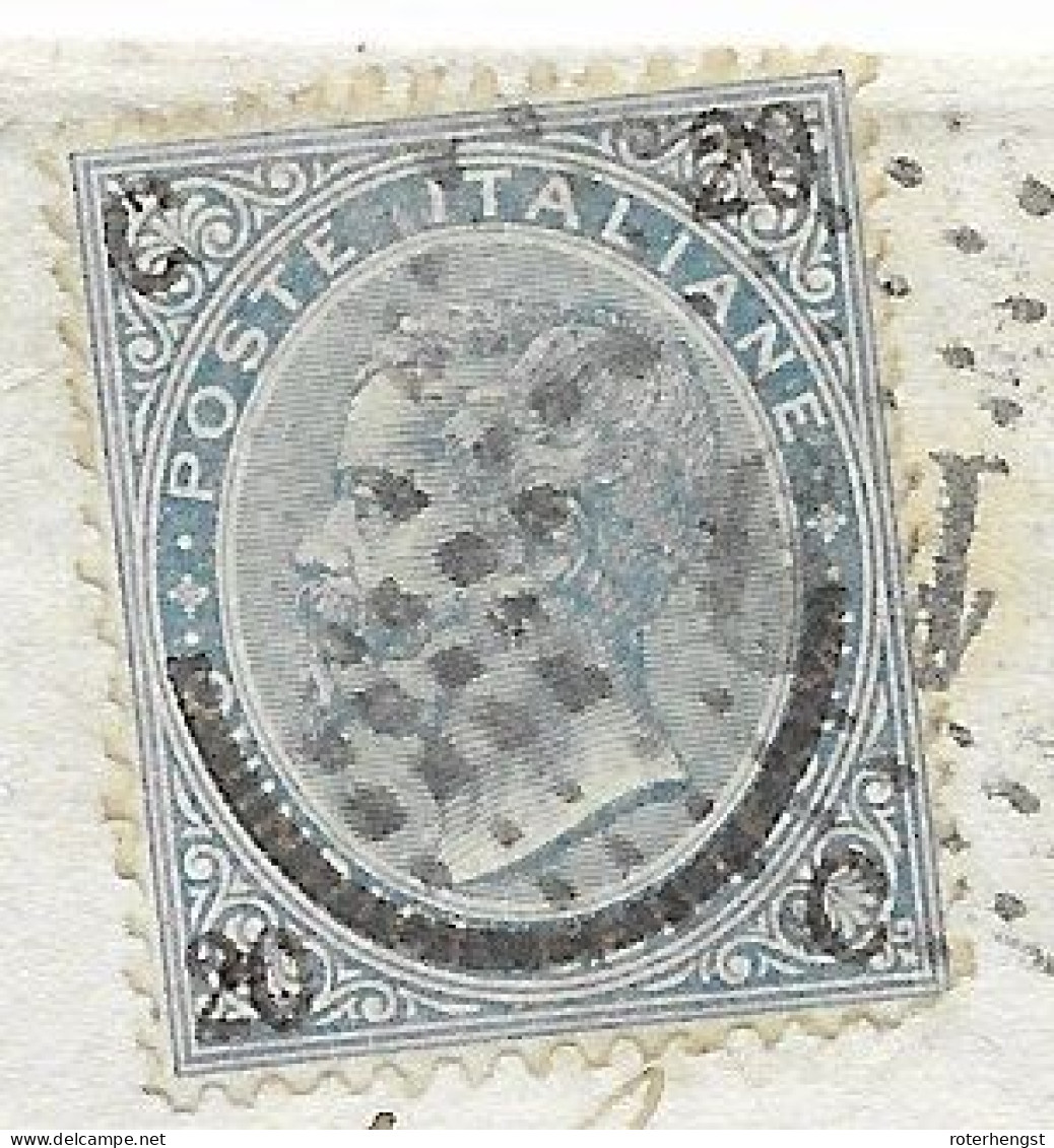 Italy Napoli Letter 1867 Good Michel Type II (stamp Alone 15 Euros) - Ongebruikt