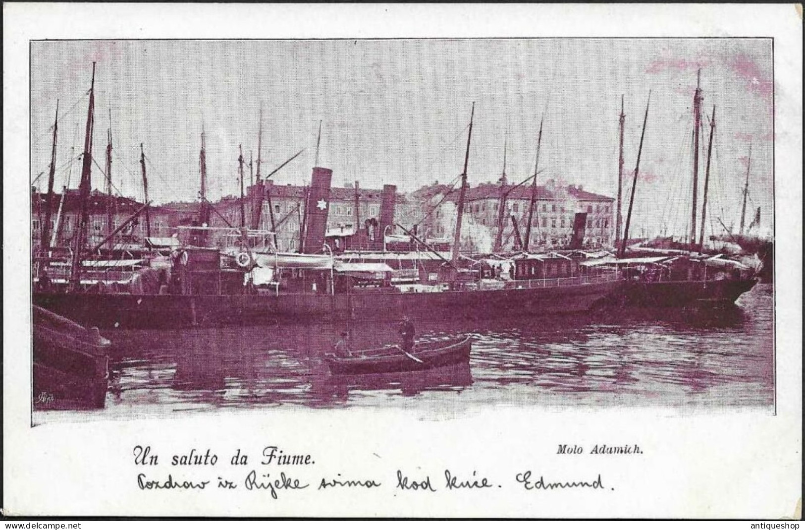 Croatia-----Rijeka (Fiume)-----old Postcard - Kroatien