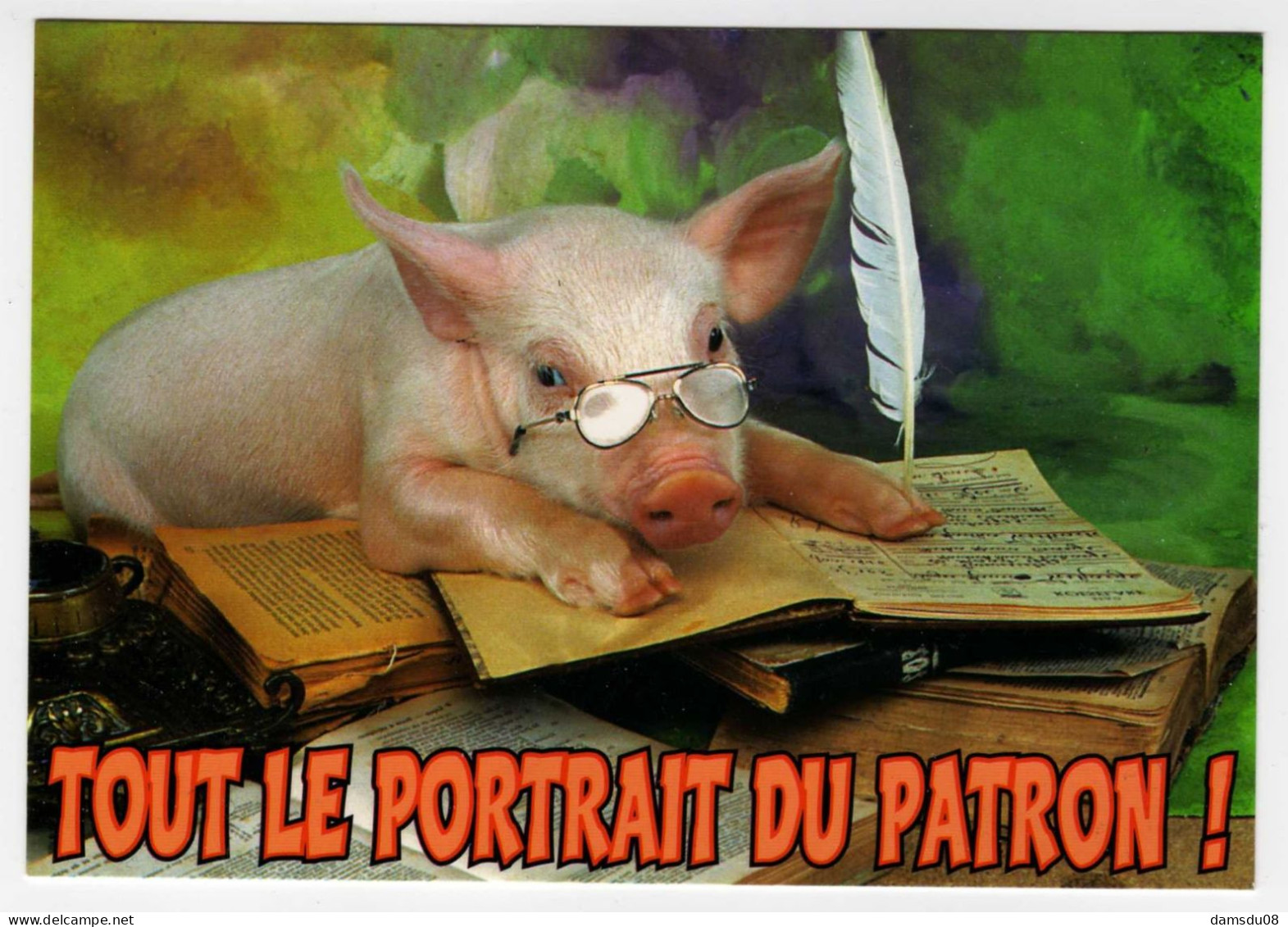 CPM TOUT LE PORTRAIT DU PATRON !  Carte Neuve - Humour