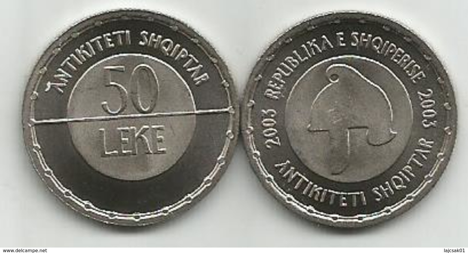 Albania 50 Leke 2003. KM#86 Albanian Antiquity High Grade - Albania