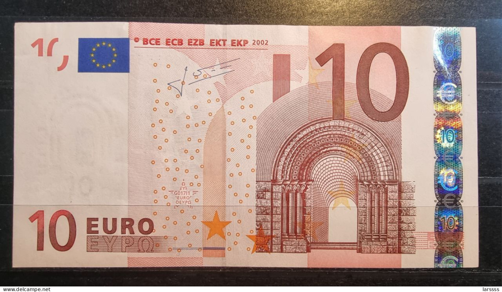 1 X 10€ Euro Trichet G017I1 X60555553535 - RARE Number 7 X 5 - 10 Euro