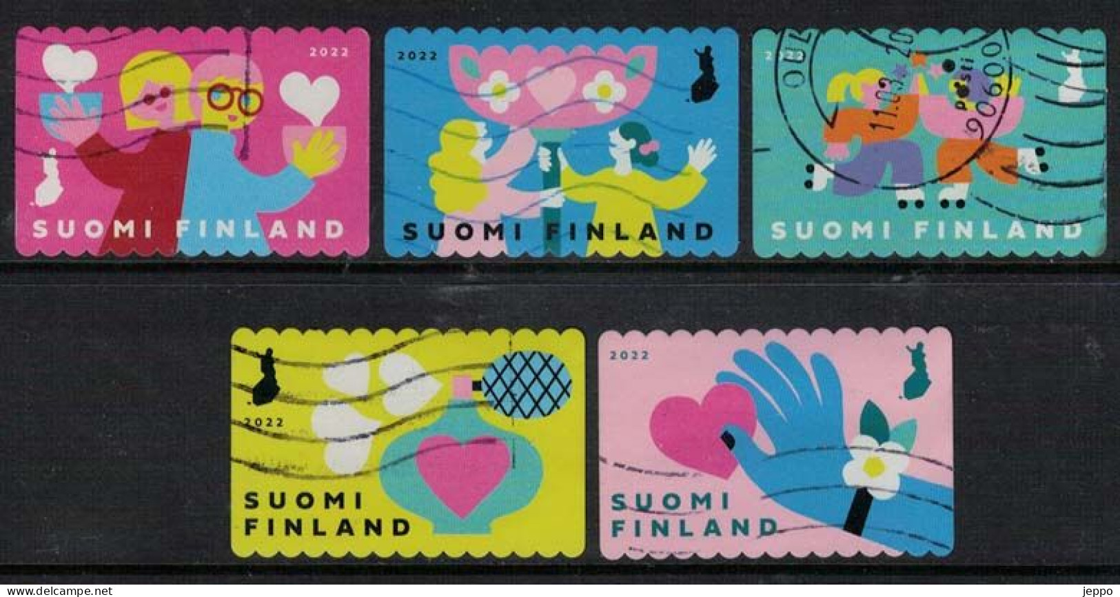 2022 Finland, Buddies Complete Used Set. - Used Stamps