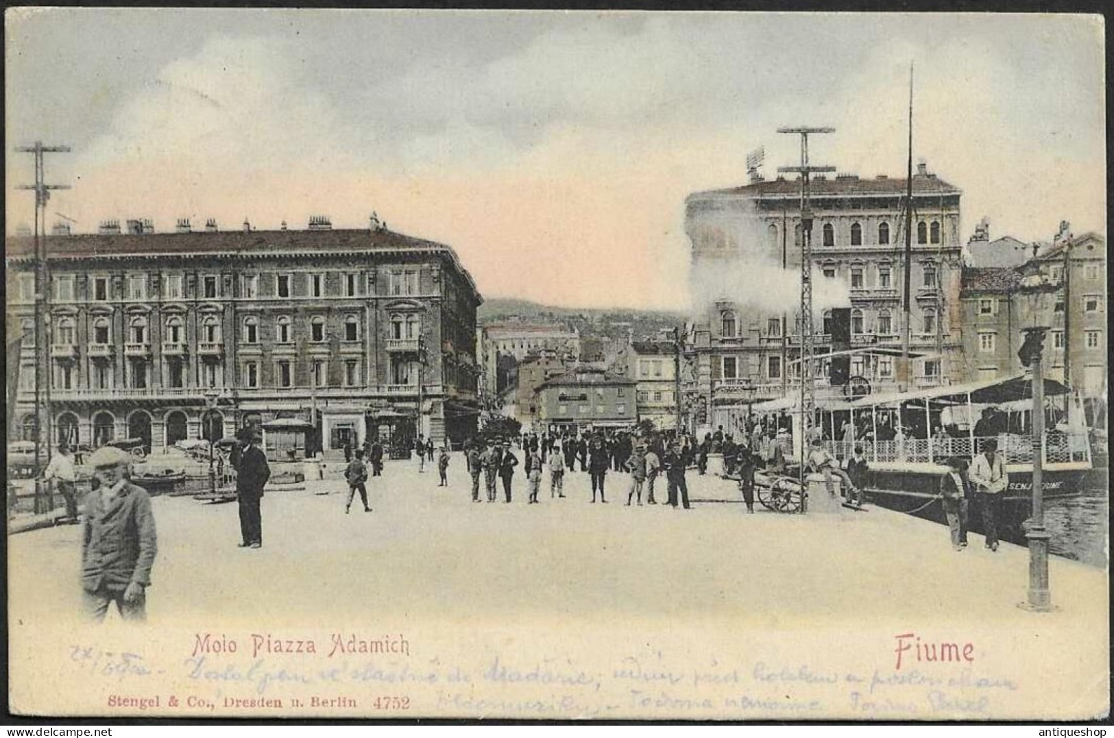 Croatia-----Rijeka (Fiume)-----old Postcard - Croatie