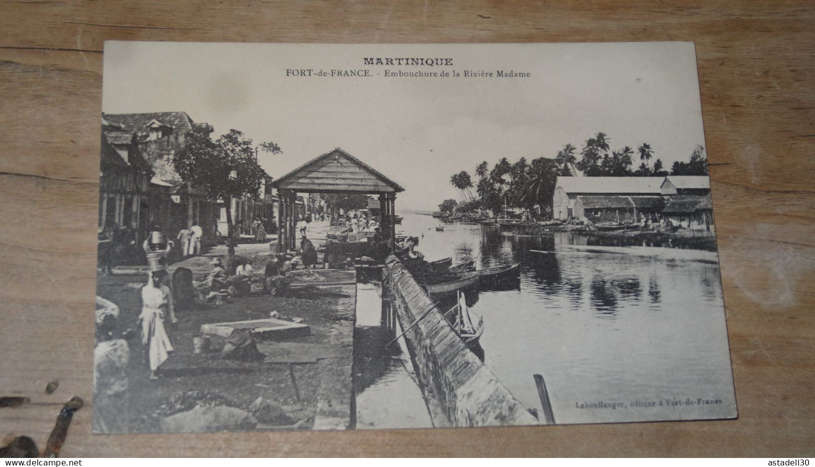 MARTINIQUE : FORT DE FRANCE, Embouchure De La Rivière Madame ................ BE-17803 - Fort De France