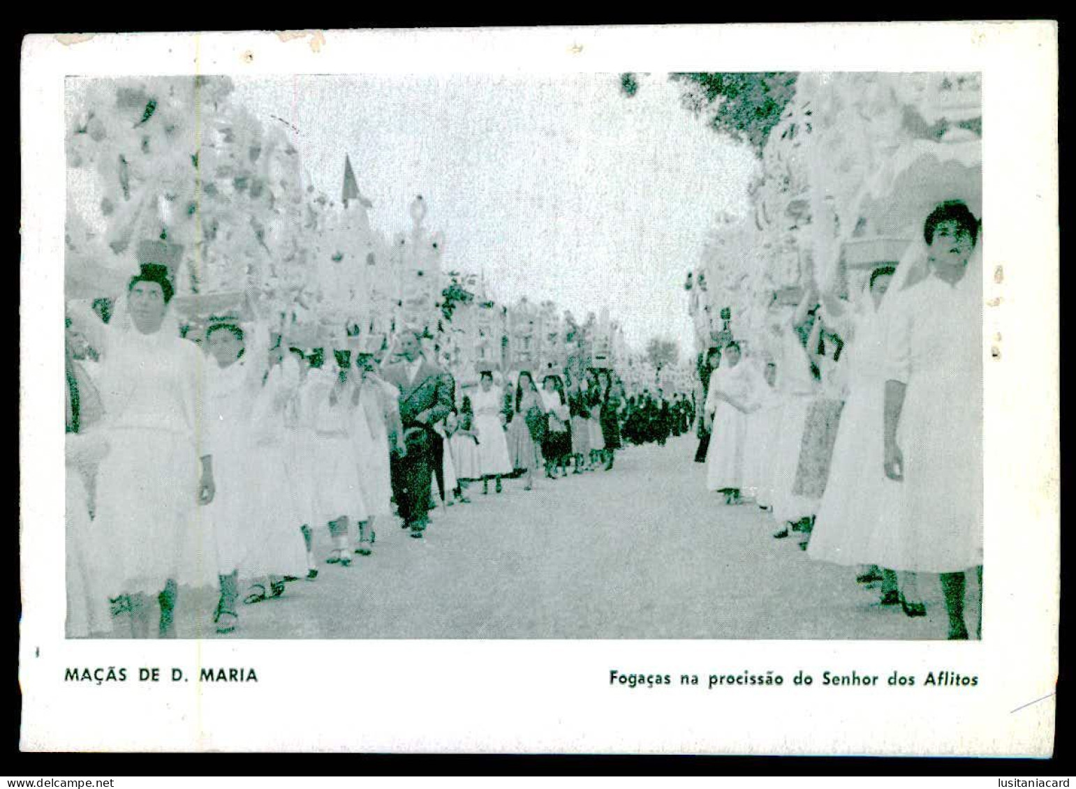 ALVAIÁZERE-MAÇÃS DE DONA MARIA-Fogaças Na Procissão Do Senhor Dos Aflitos(Ed.dos«Armazens Das Cinco Vilas»)carte Postale - Leiria