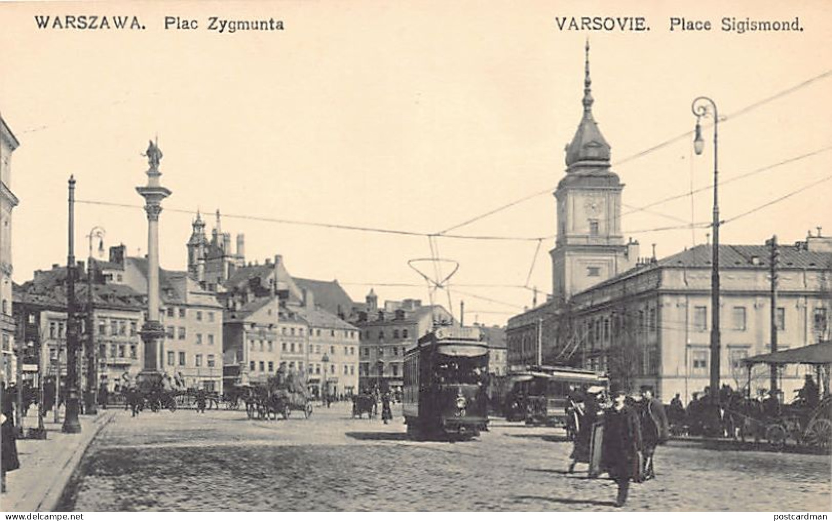 Poland - WARSZAWA - Plac Zygmunta - Publ. A. Chlebowski 34 - Polen
