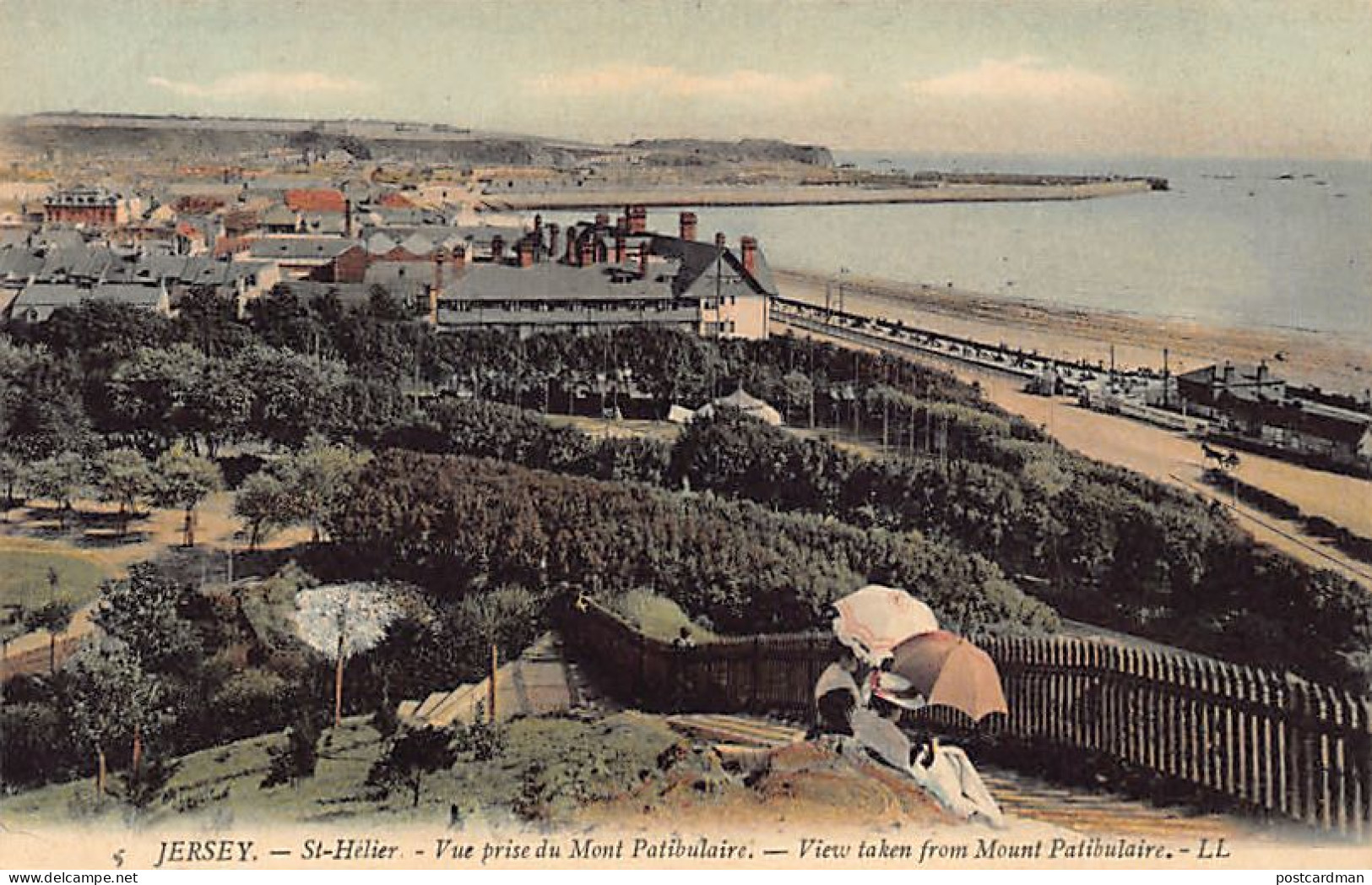 Jersey - ST. HELIER - View Taken From Mount Patibulaire - Publ. L.L. Levy 5 - St. Helier
