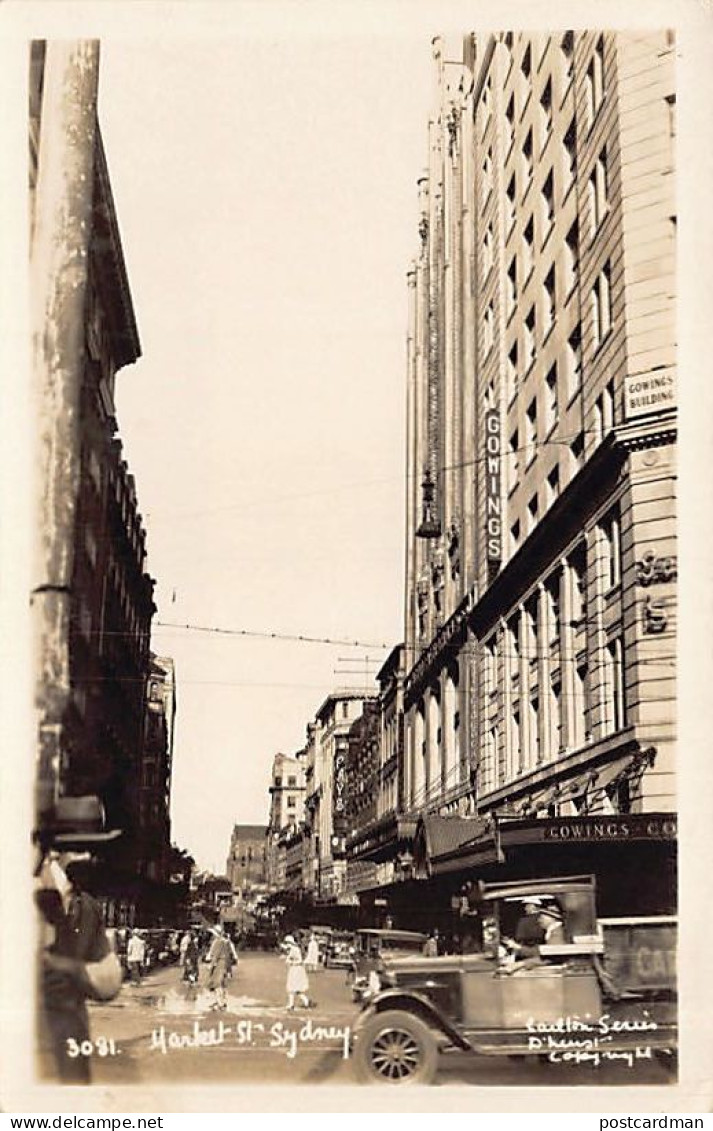 Australia - SYDNEY - Market Street - REAL PHOTO - Publ. Carlton Series 3081 - Sydney