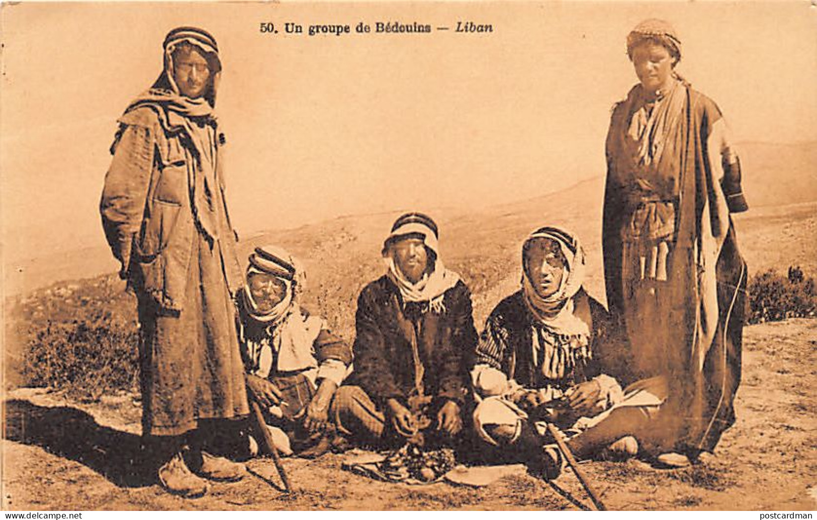 Liban - Un Groupe De Bédouins - Ed. Jean Torossian 50 - Lebanon