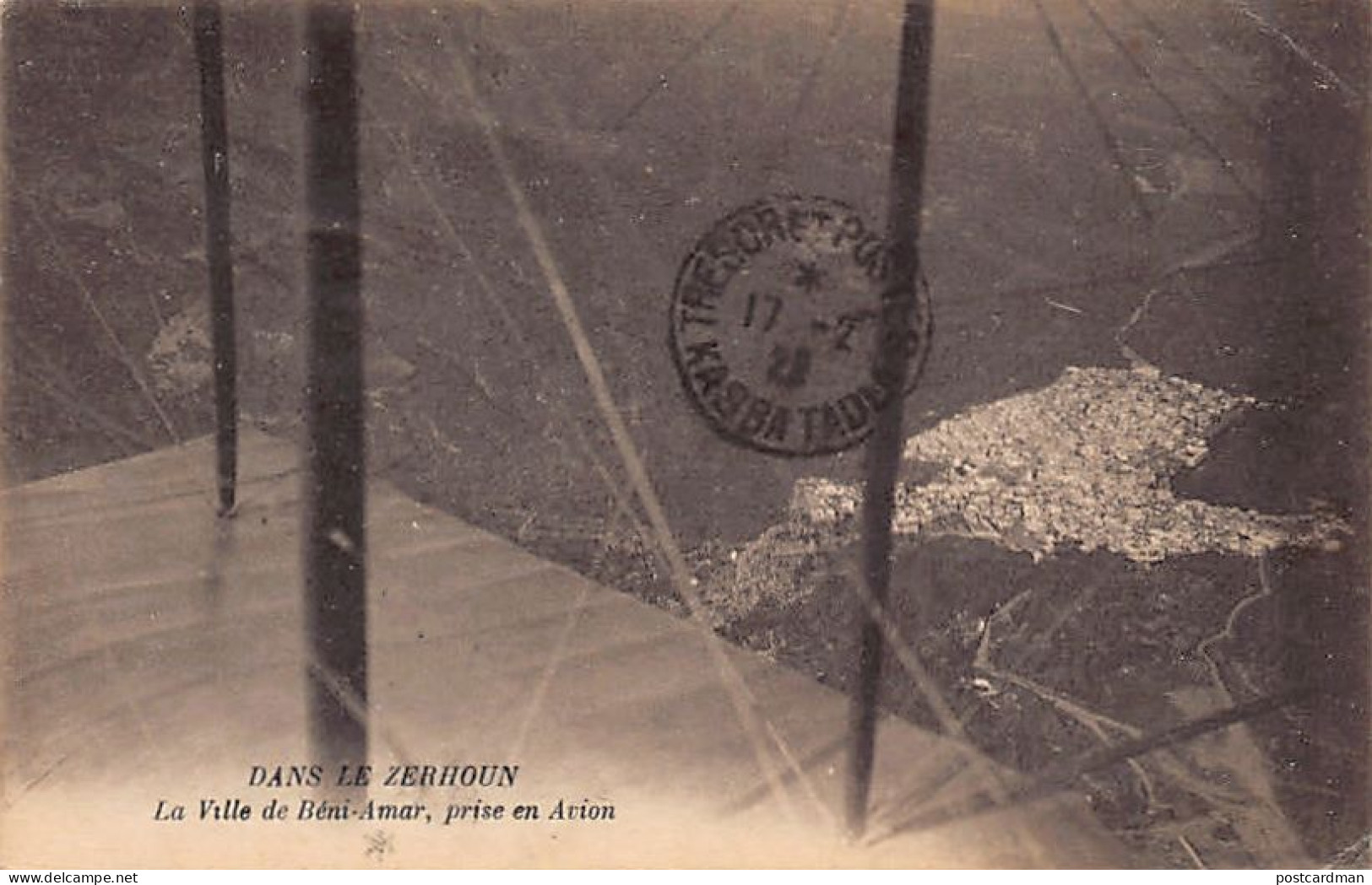 Maroc - Dans Le Zerhoun - La Ville De Béni Amar Prise En Avion - Ed. Flandrin  - Other & Unclassified