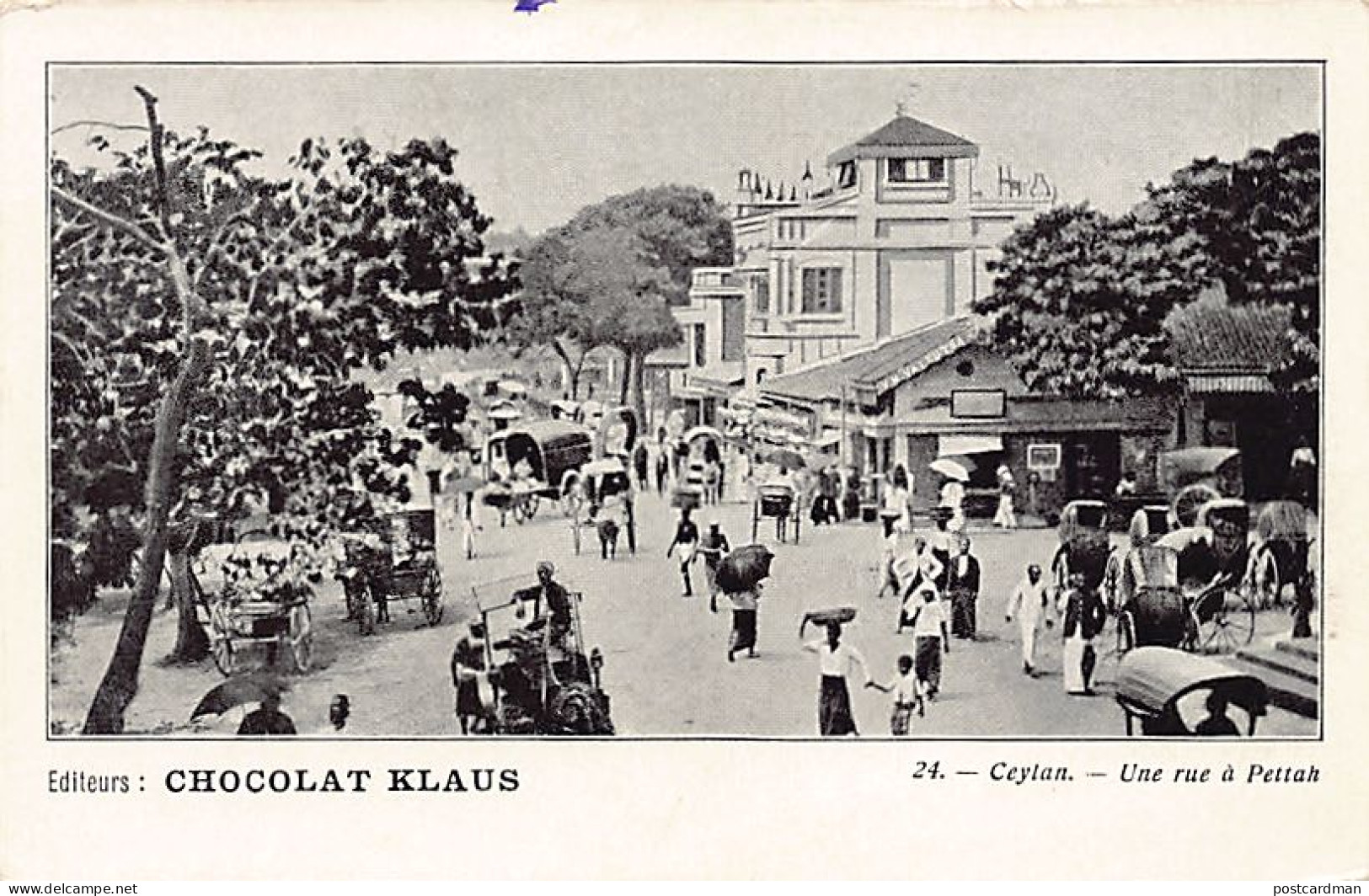 Sri Lanka - COLOMBO - Street In Pettah - Publ. Chocolat Klaus 24 - Sri Lanka (Ceylon)