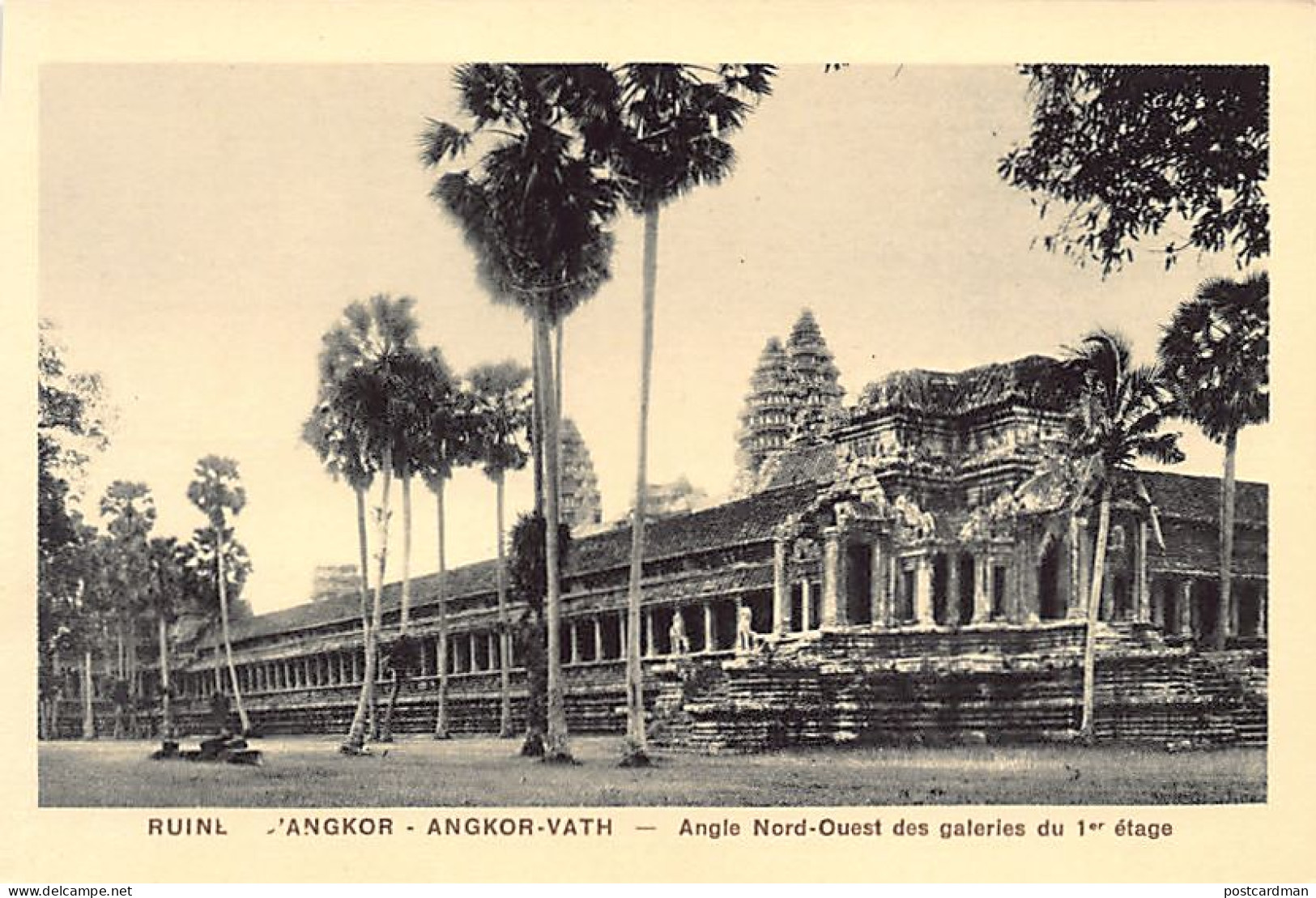 Cambodge - Ruines D'Angkor - ANGKOR VAT - Angle Nord-Ouest Des Galeries Du 1er étage - Ed. Nadal  - Cambodge