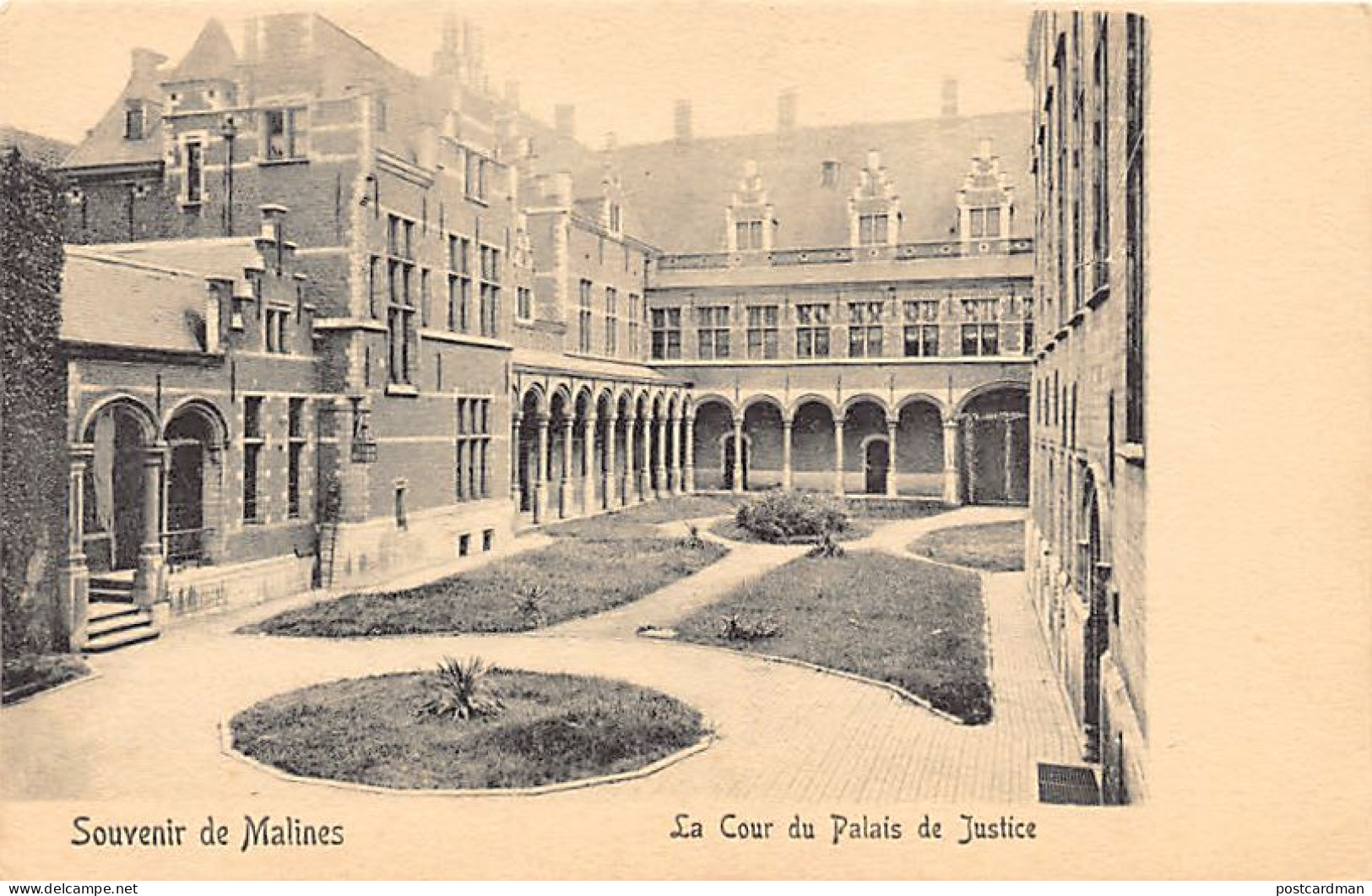 MECHELEN (Ant.) Het Hof Van Het Paleis Van Justitie - Uitg. Nels Série 30 N. 32 - Mechelen