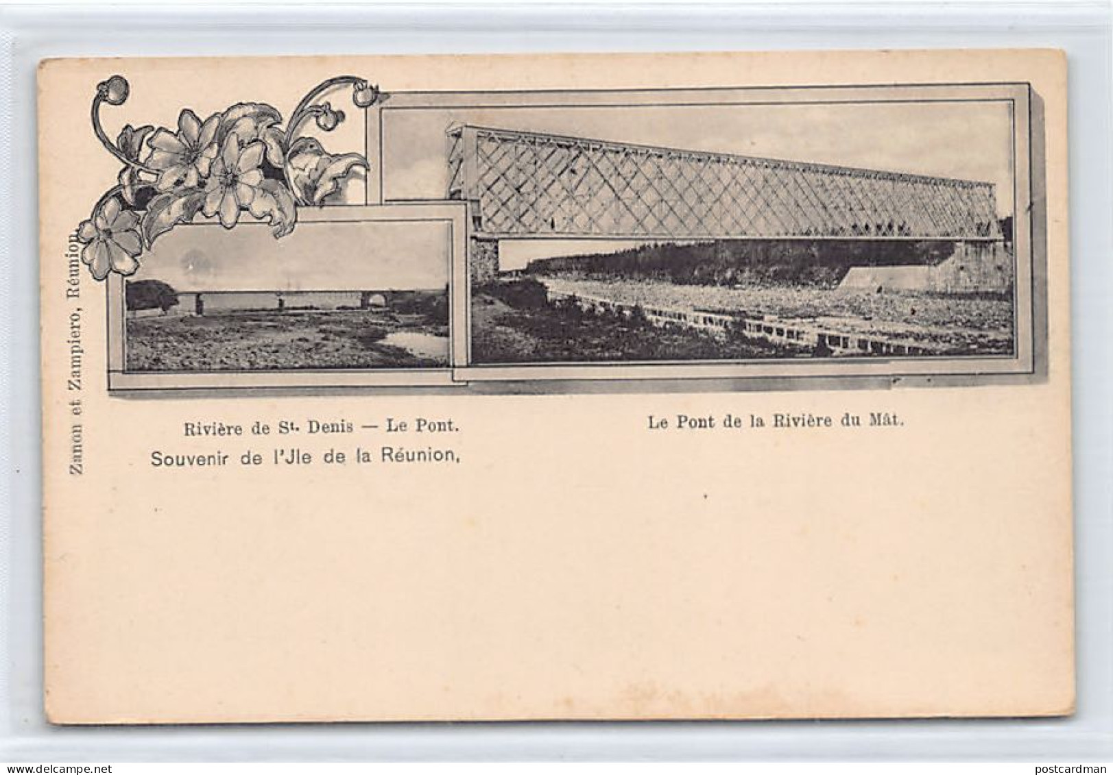 La Réunion - Rivière De Saint-Denis - Le Pont De La Rivière Du Mât - Ed. Zanon Et Zampiero  - Autres & Non Classés