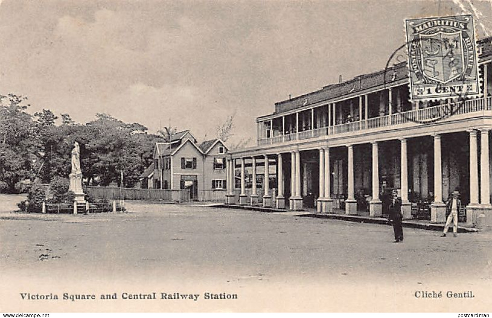 Mauritius - PORT LOUIS - Victoria Square And Central Railway Station - Publ. Guillemin 57 - Mauricio