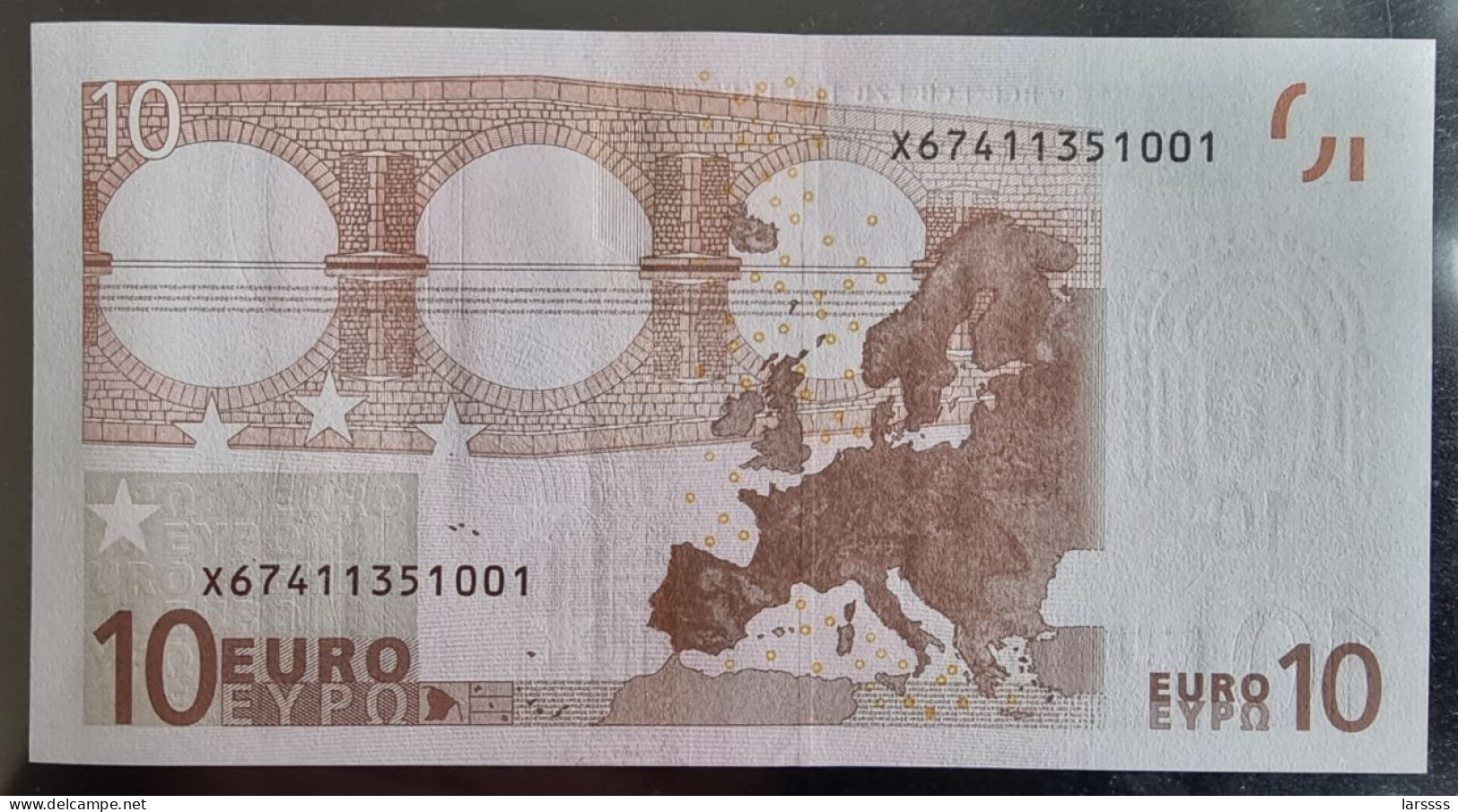 1 X 10€ Euro Draghi E005B6 X67411351001 - UNC - 10 Euro