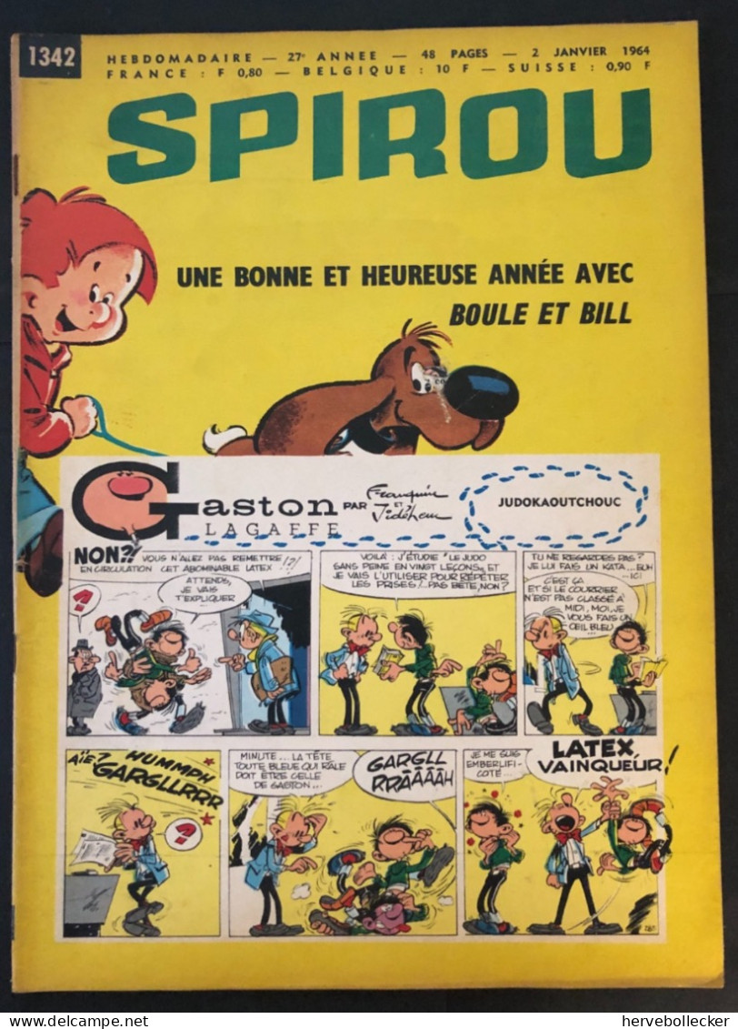 Spirou Hebdomadaire N° 1342 -1964 - Spirou Magazine