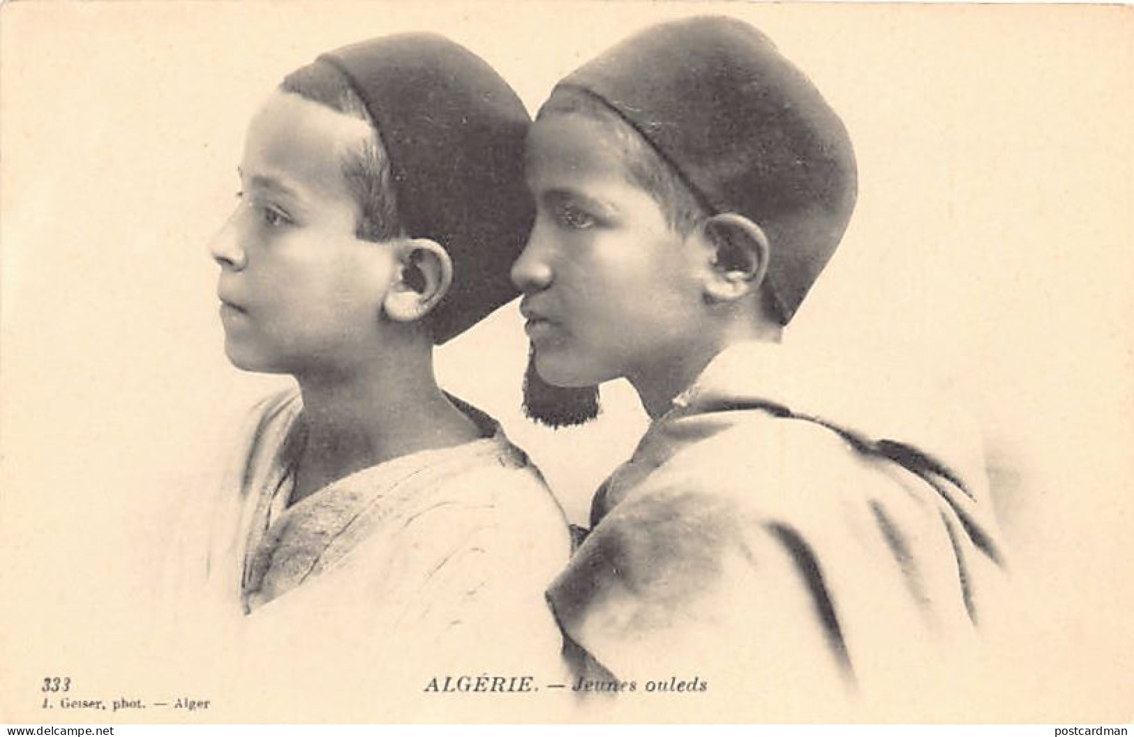 Algérie - Jeunes Ouleds - Ed. J. Geiser 333 - Kinderen