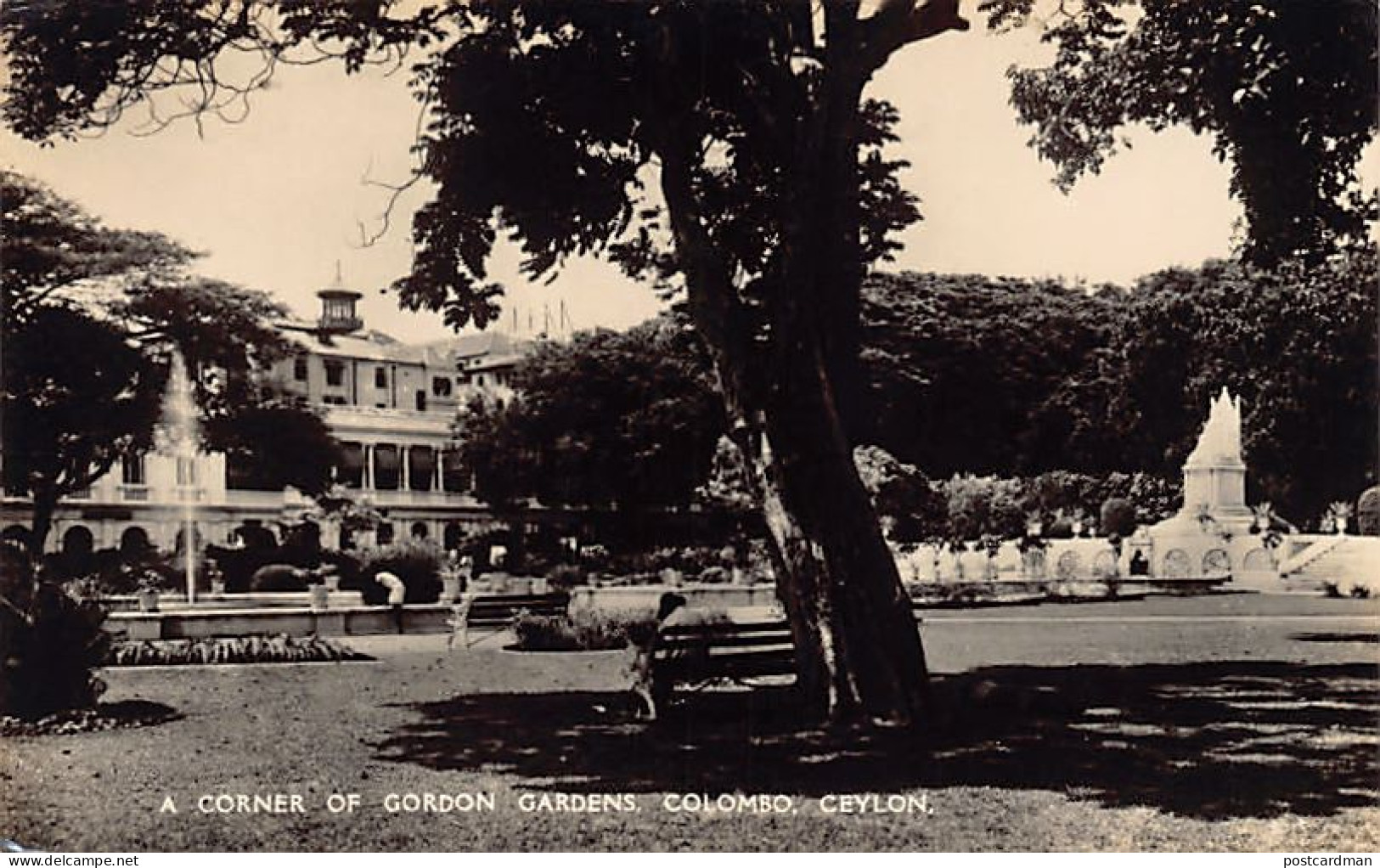 Sri Lanka - COLOMBO - A Corner Of Gordon Gardens - Publ. Plâté Ltd. 36 - Sri Lanka (Ceylon)
