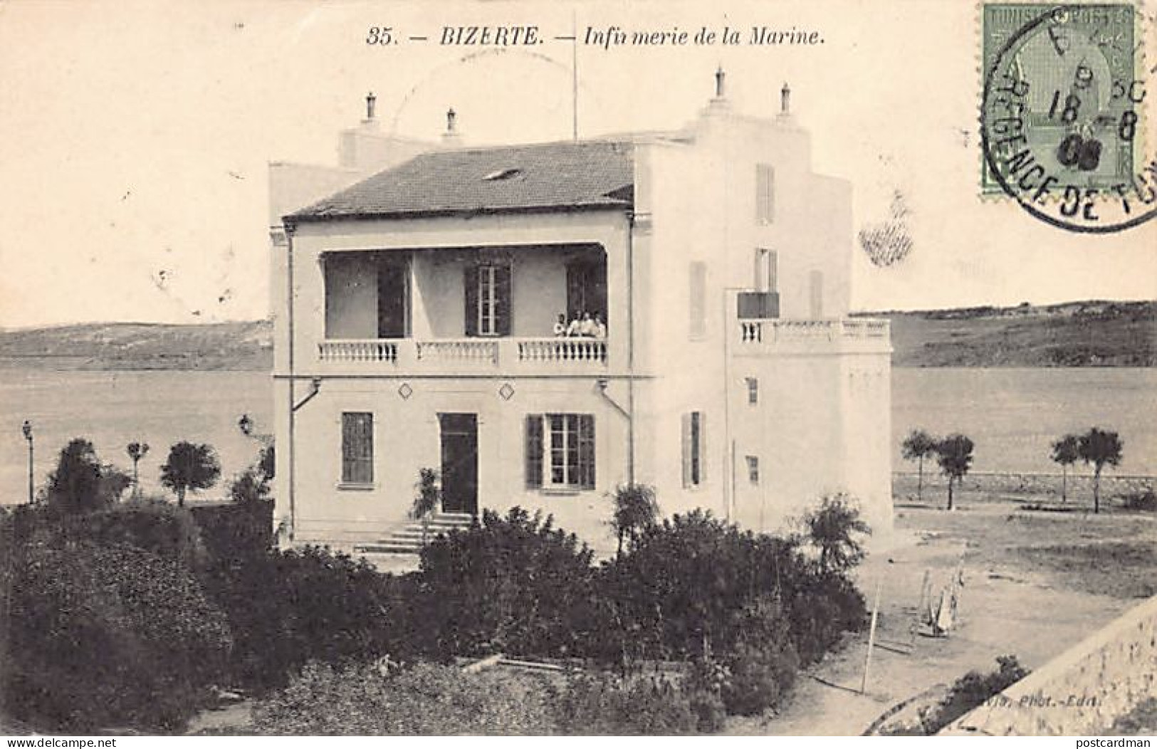 Tunisie - BIZERTE - Infirmerie De La Marine - Ed. D. Pavia 35 - Túnez