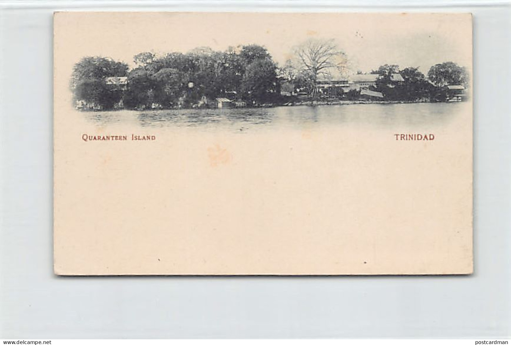Trinidad - Quaranteen Island - SMALL SIZE Early Forerunner Postcard - Publ. Unknown  - Trinidad