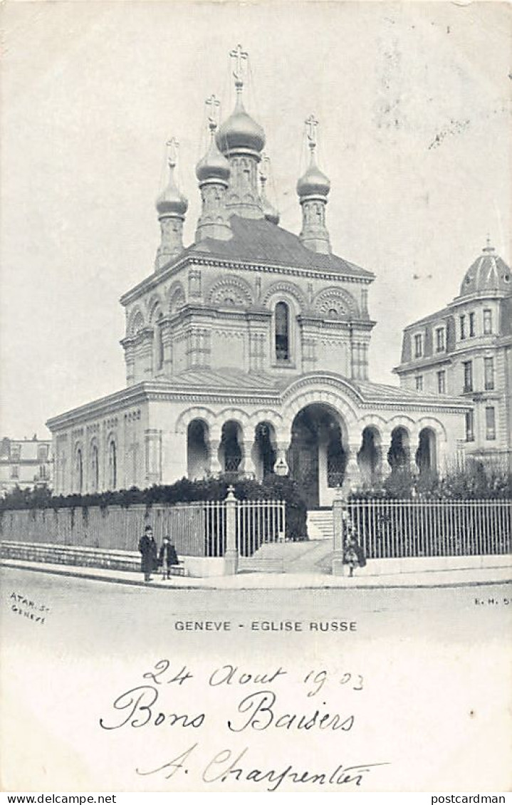 GENÈVE - Eglise Russe - Ed. E. H. 51 - Genève