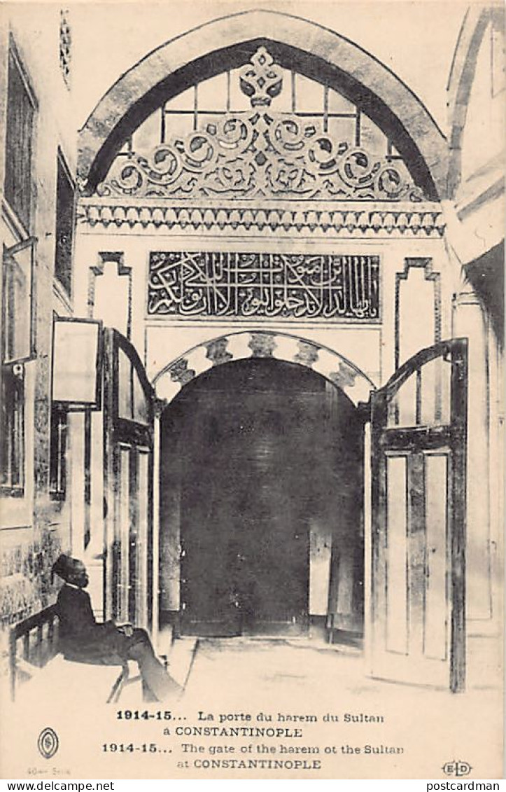 Turkey - ISTANBUL - Entrance Of The Sultan's Harem - Publ. E.L.D. E. Le Deley  - Turkey