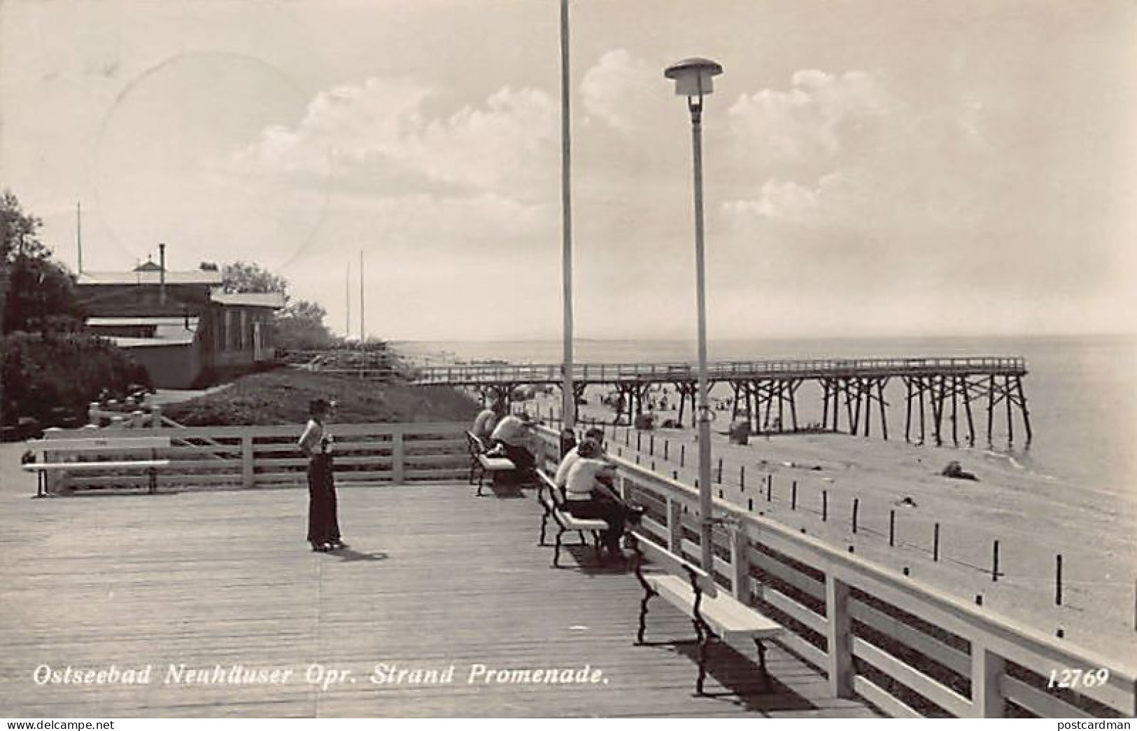 Russia - METSCHNIKOWO (Baltijsk) Neuhäuser - Ostseebad - Promenade - Rusland