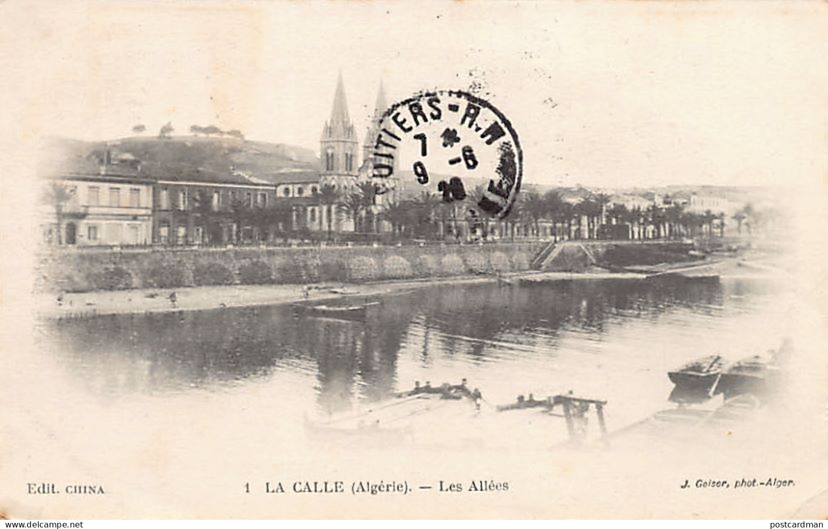 Algérie - LA CALLE El Kala - Les Allées - Ed. J. Geiser 1 - Sonstige & Ohne Zuordnung