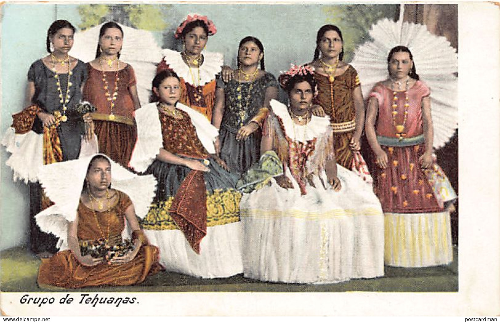 México - Grupo De Tehuanas - Ed. J. G. Hatton 7952 - Mexique